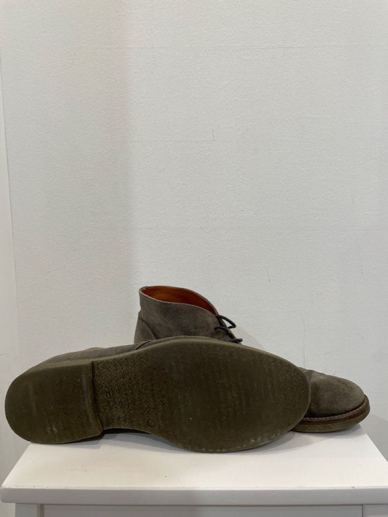 Billede af Ruskind sko til herre i grå