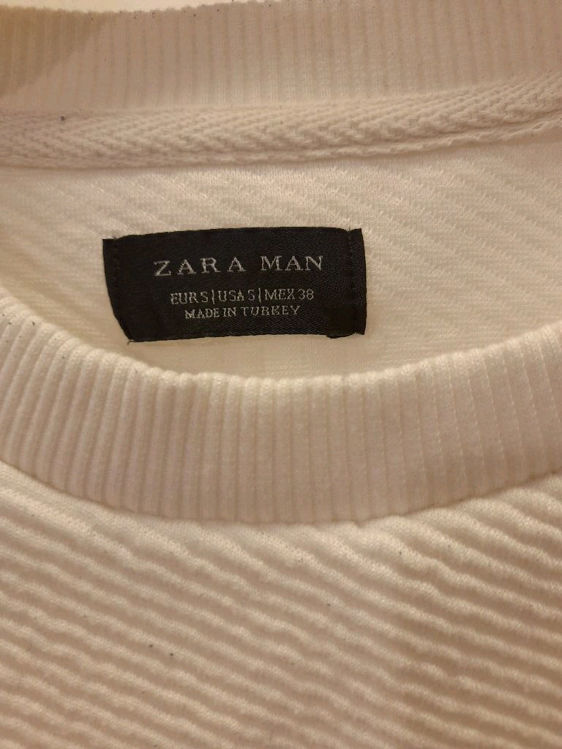 Billede af hvid bluse fra Zara man
