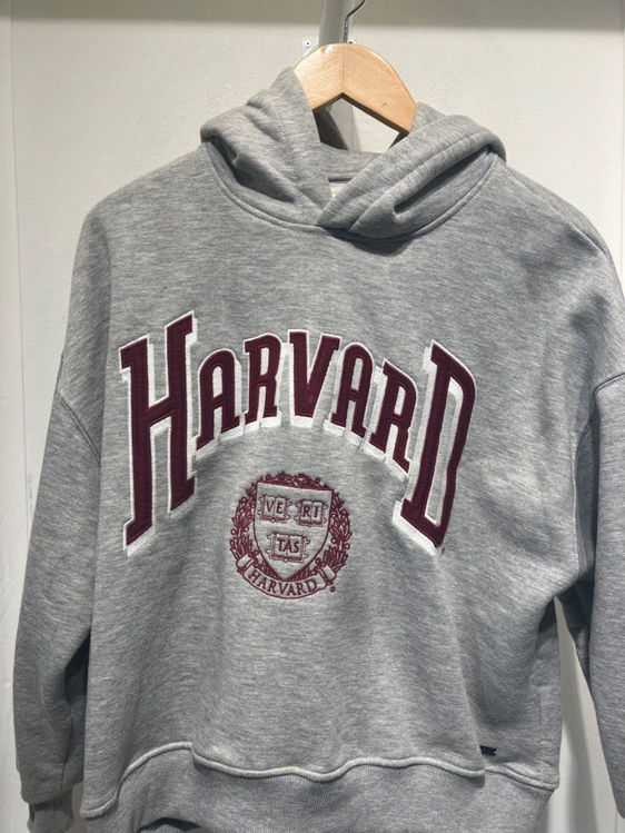 Billede af grå stor sweatshirt