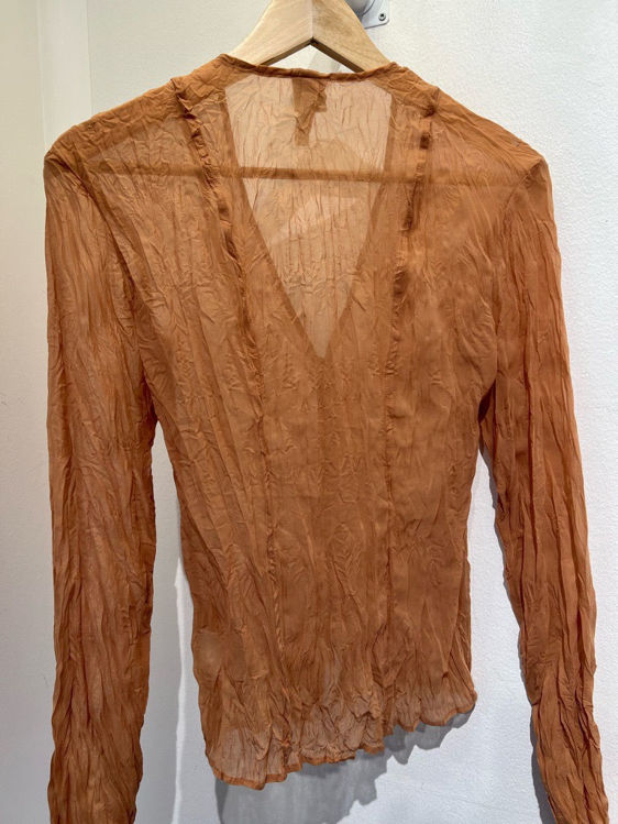 Billede af rust gennemsigtig bluse