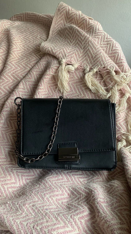 Billede af topshop sort skuldertaske 