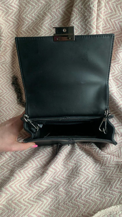 Billede af topshop sort skuldertaske 