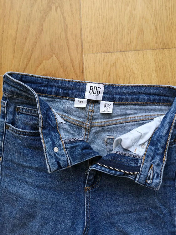 Billede af Blå flare jeans