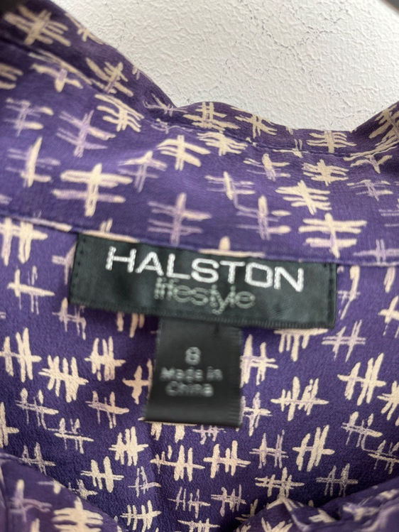 Billede af Halston silkeskjorte