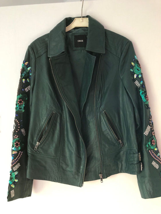 Billede af Skindjakke fra Asos