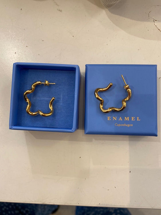 Billede af Enamel øreringe