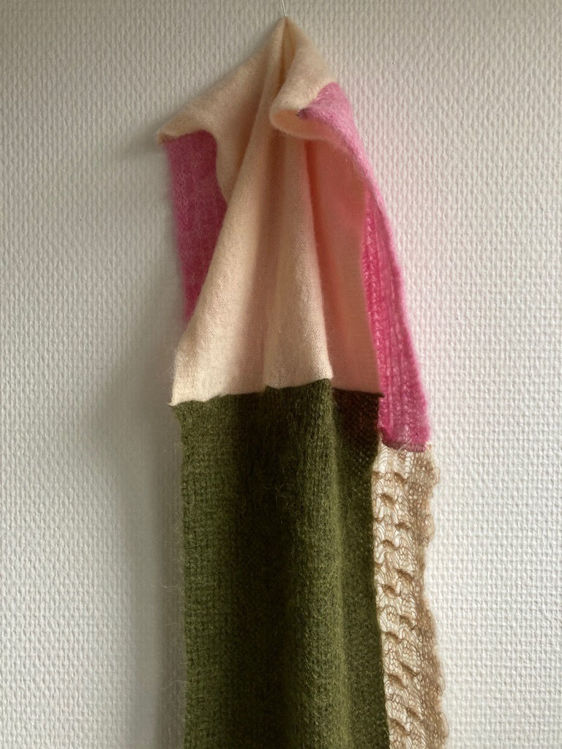 Billede af Patch knit scarf