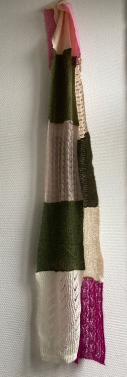 Billede af Patch knit scarf