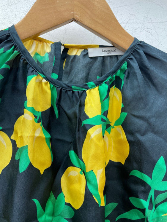 Billede af Lovechild citron silke skjorte