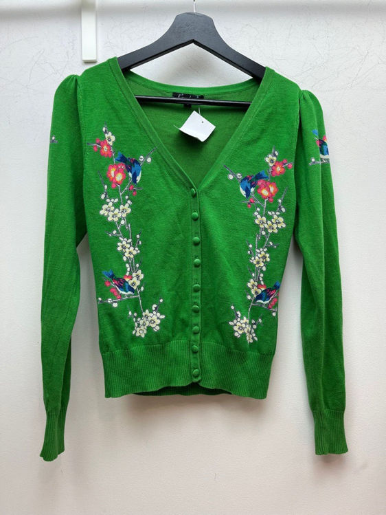 Billede af Grøn vintage cardigan