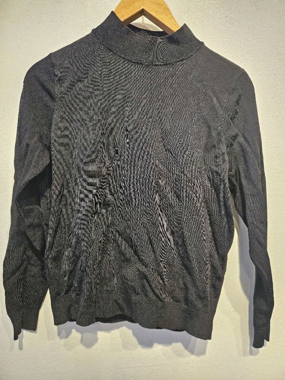 Billede af Sort højhuset bluse 