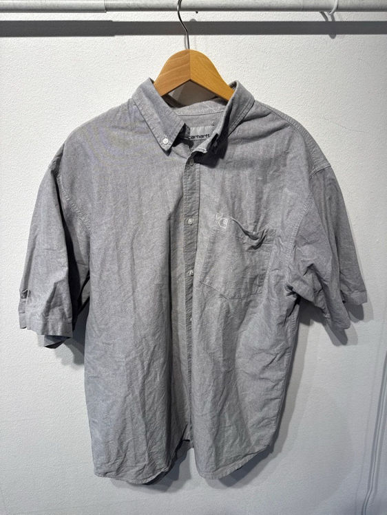 Billede af Carhartt kortærmet blå skjorte 
