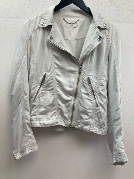 Billede af Diesel cropped bikerjakke 