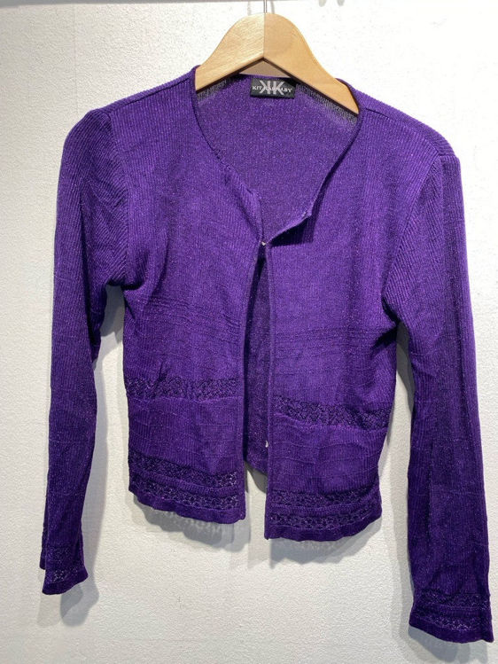 Billede af KIT cardigan str S lilla glimmer 