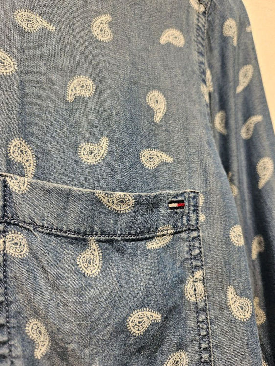 Billede af Tommy Hilfiger fin mønstret skjorte 