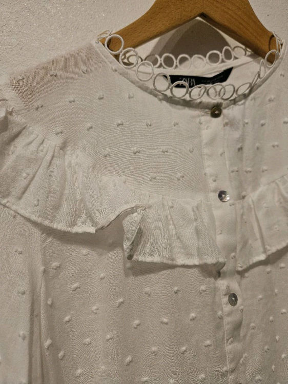 Billede af Zara,fin bohemian skjorte 