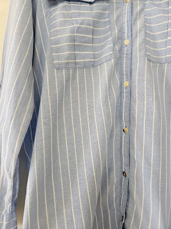 Billede af H&M fin stribet skjorte