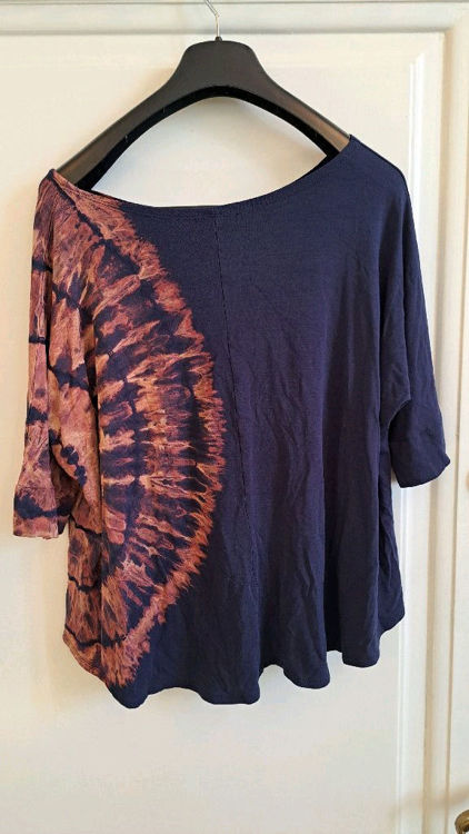 Billede af Gabifit // batikfarvet smuk bluse