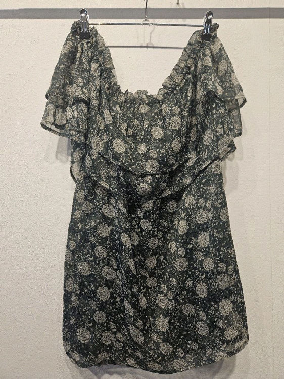 Billede af Neo Noir fin. Blomstret top 