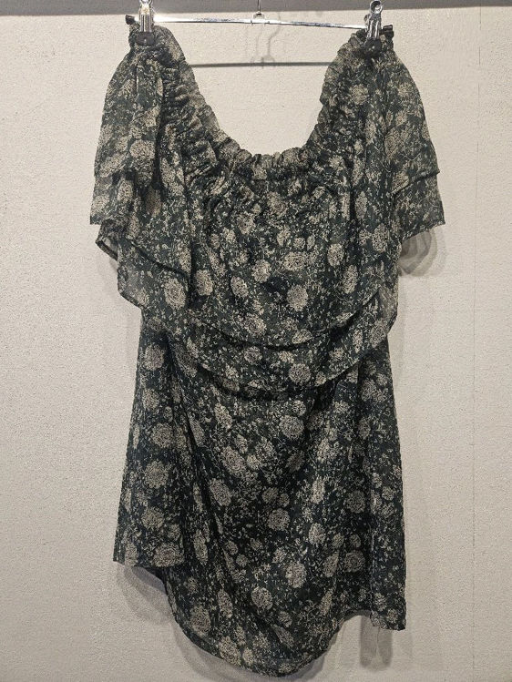 Billede af Neo Noir fin. Blomstret top 