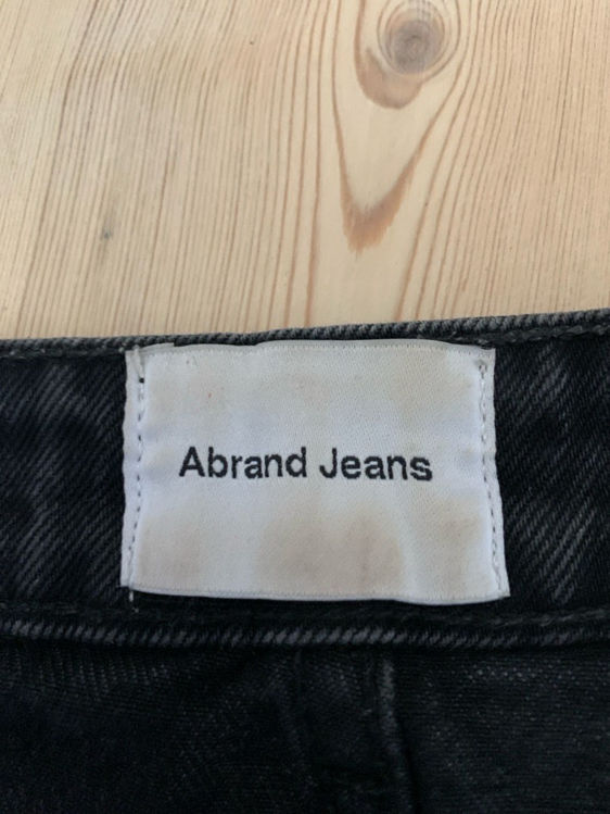 Billede af Black denim skirt