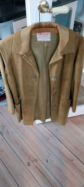 Billede af Suedalope.Vintage ruskinds jakke. 