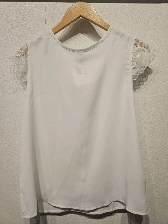 Billede af Fin blonde top m.sløjfe 