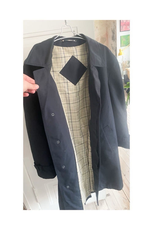 Billede af Vintage Navy Trench