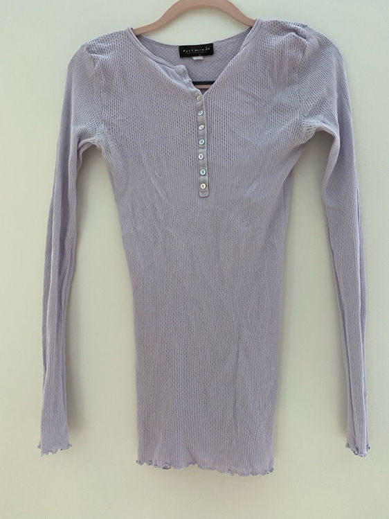 Billede af Rosemunde str M t-shirt lyselilla l/s