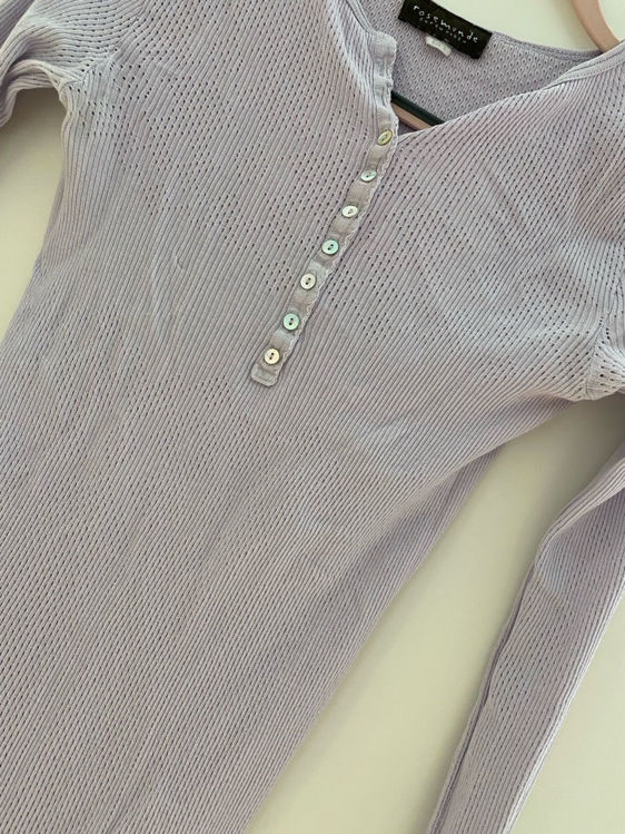 Billede af Rosemunde str M t-shirt lyselilla l/s