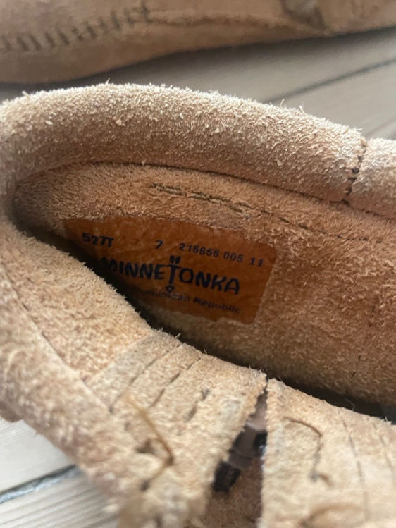 Billede af Minnetonka suede fringe shoes 39