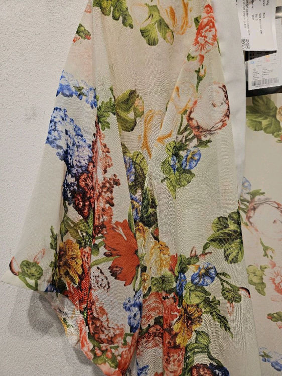 Billede af Flot blomstret kimono m.frynser